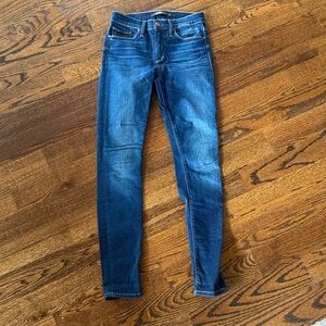 Hudson Nico Super Skinny Jeans Dark Blue Denim
